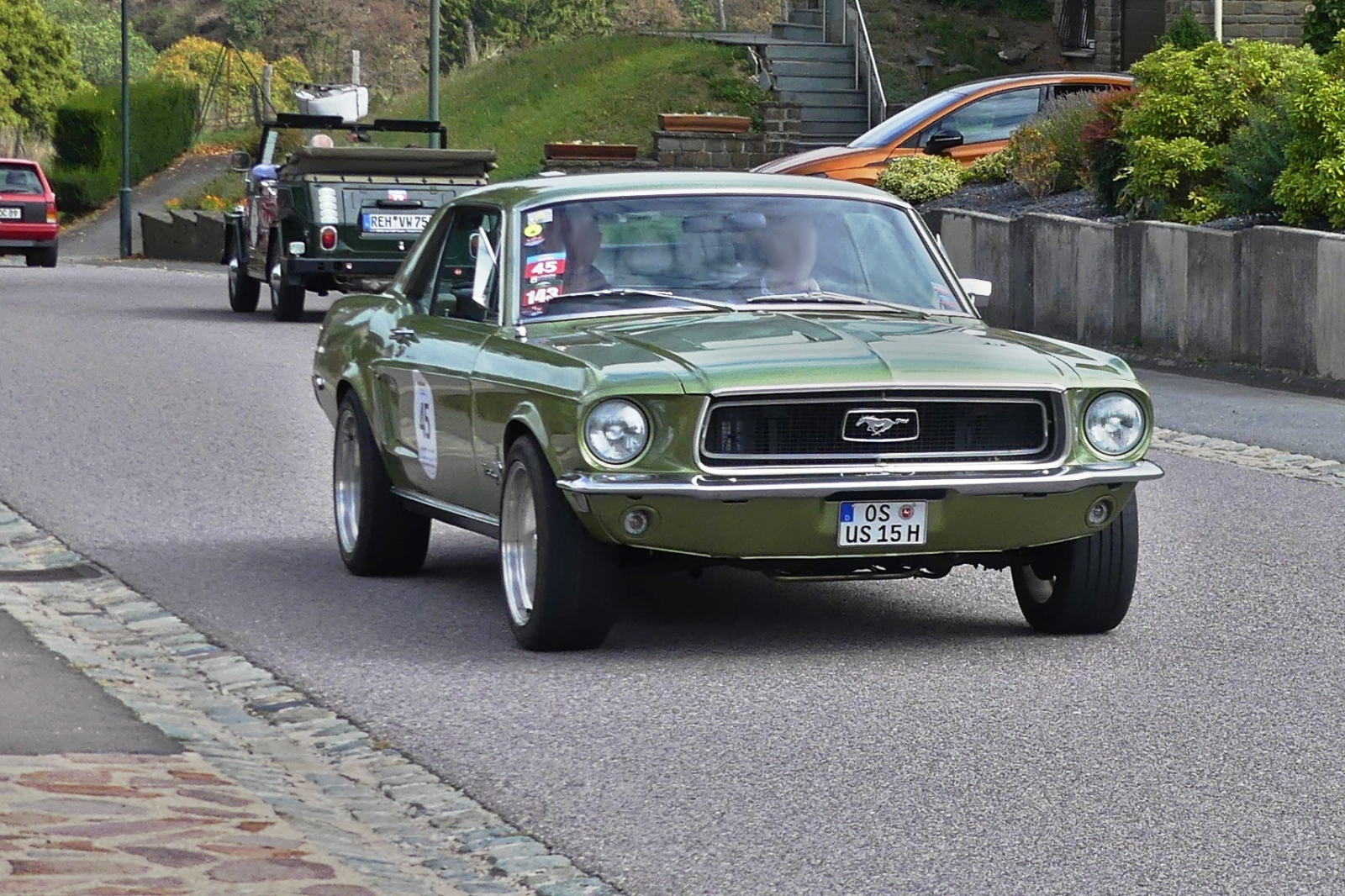 Ford Mustang, machte die Luxemburg Classic Rallye mit. 11.09.2026