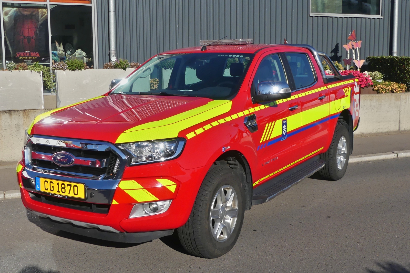 Ford Ranger, des CGDIS, war zum Tag des Zivilschutzes nach Diekirch gekommen. 27.09.2026