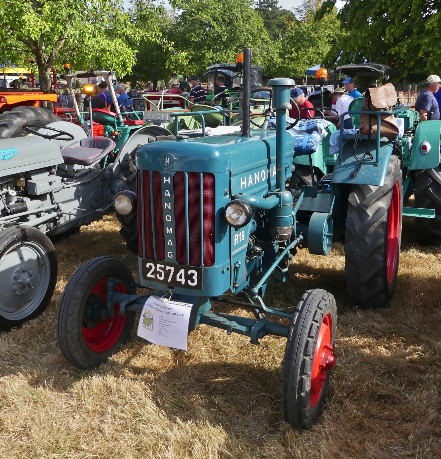Hanomag R 19, BJ 1954, 19 PS, 2 Zyl, aufgenommen beim Traktortreffen in Keispelt. 09.06.2026