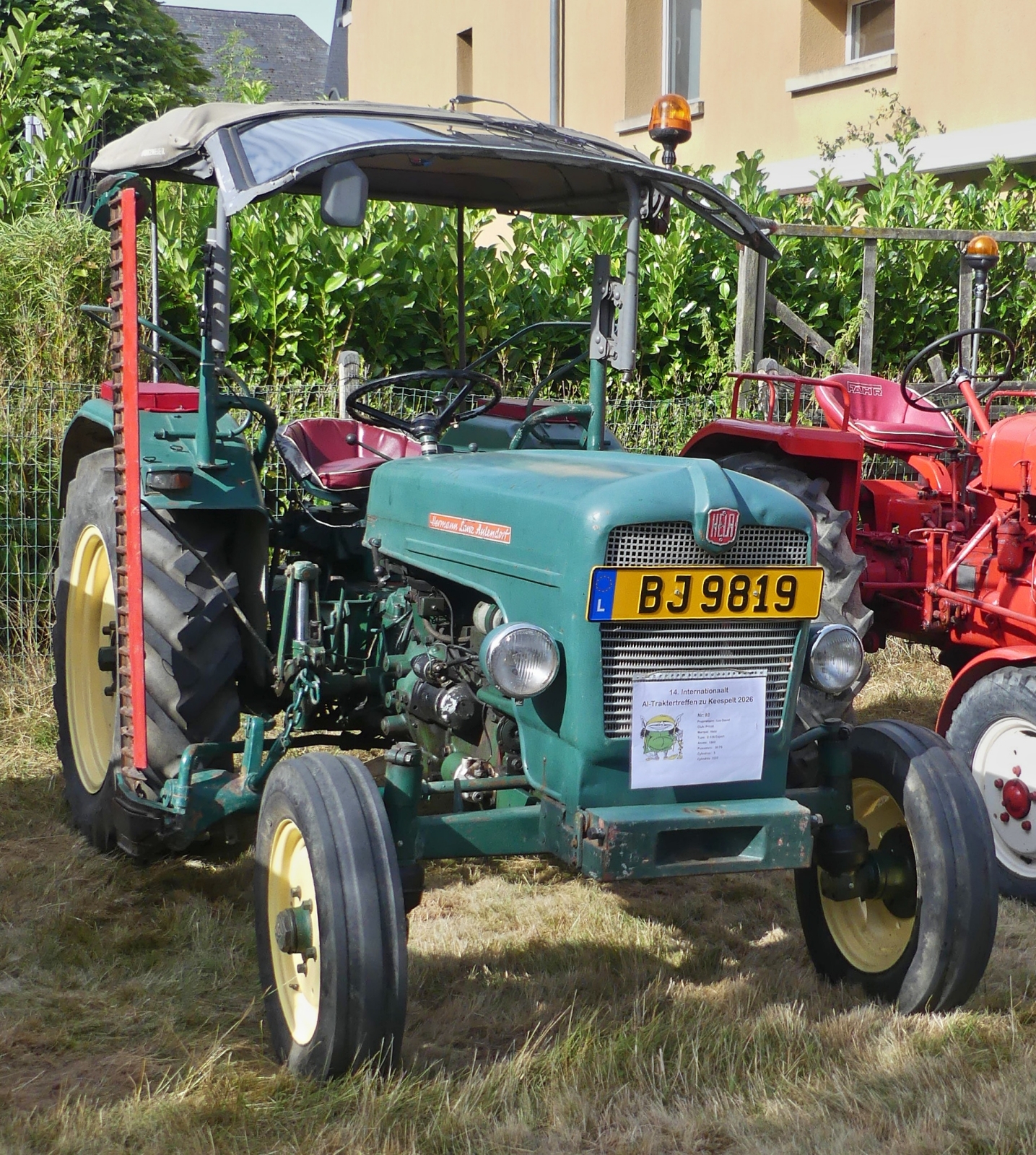 HELA D 438 Export, BJ 1969, 38 PS, 3 Zyl, 2231 ccm, gesehen beim Traktorentreffen in Keispelt. 09.08.2025