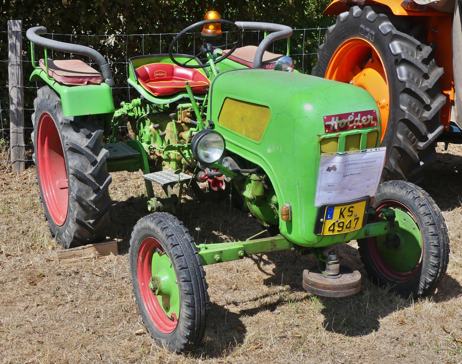 Holder B 12, BJ 1964, 12 PS, 1Zyl, aufgenommen beim Oldtimertreffen in Nocher. 23.08.2026