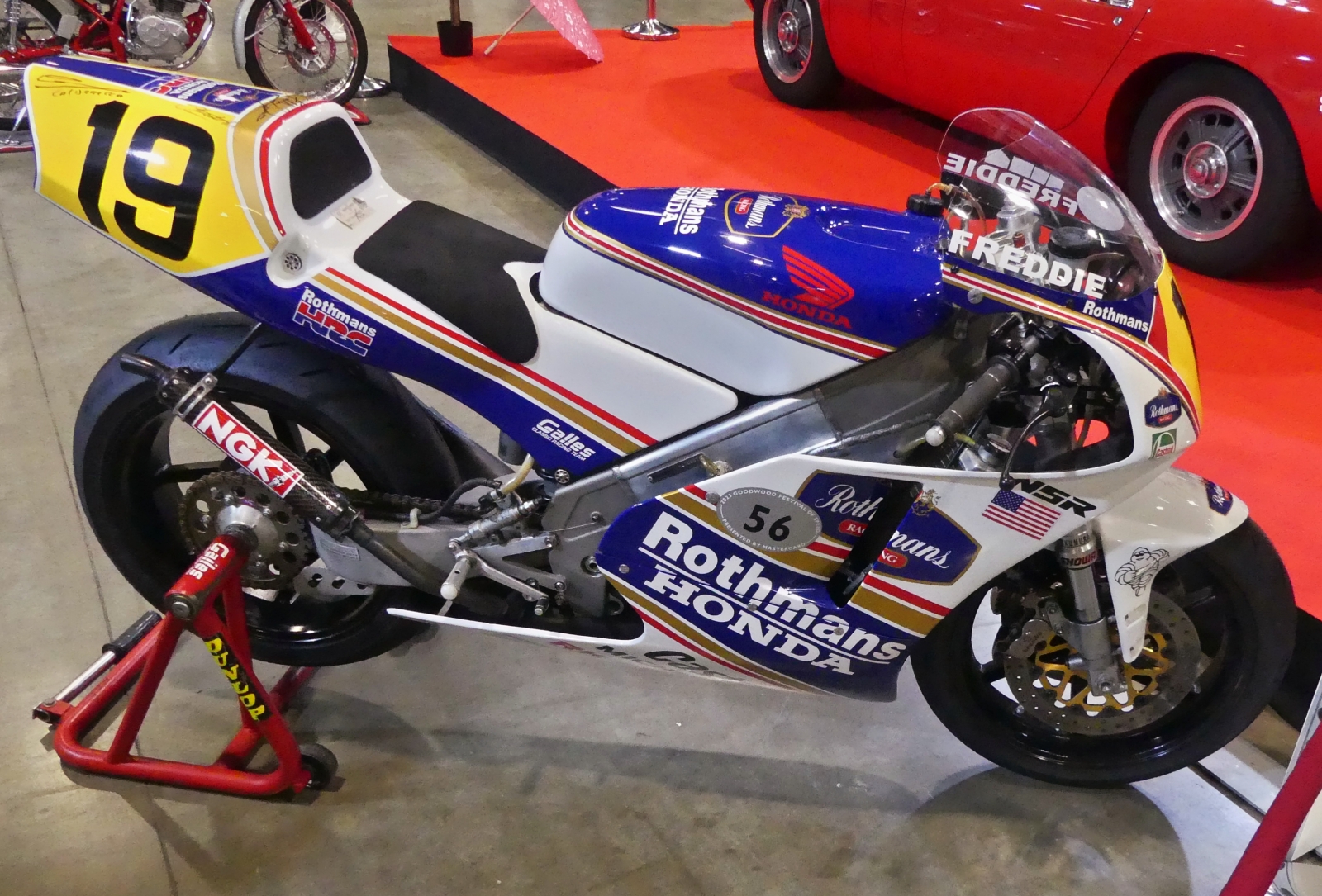 Honda RS250 R, BJ 1993, 250 ccm, 95 PS, ausgestellt beim Autojumble in Luxemburg. 03.2026