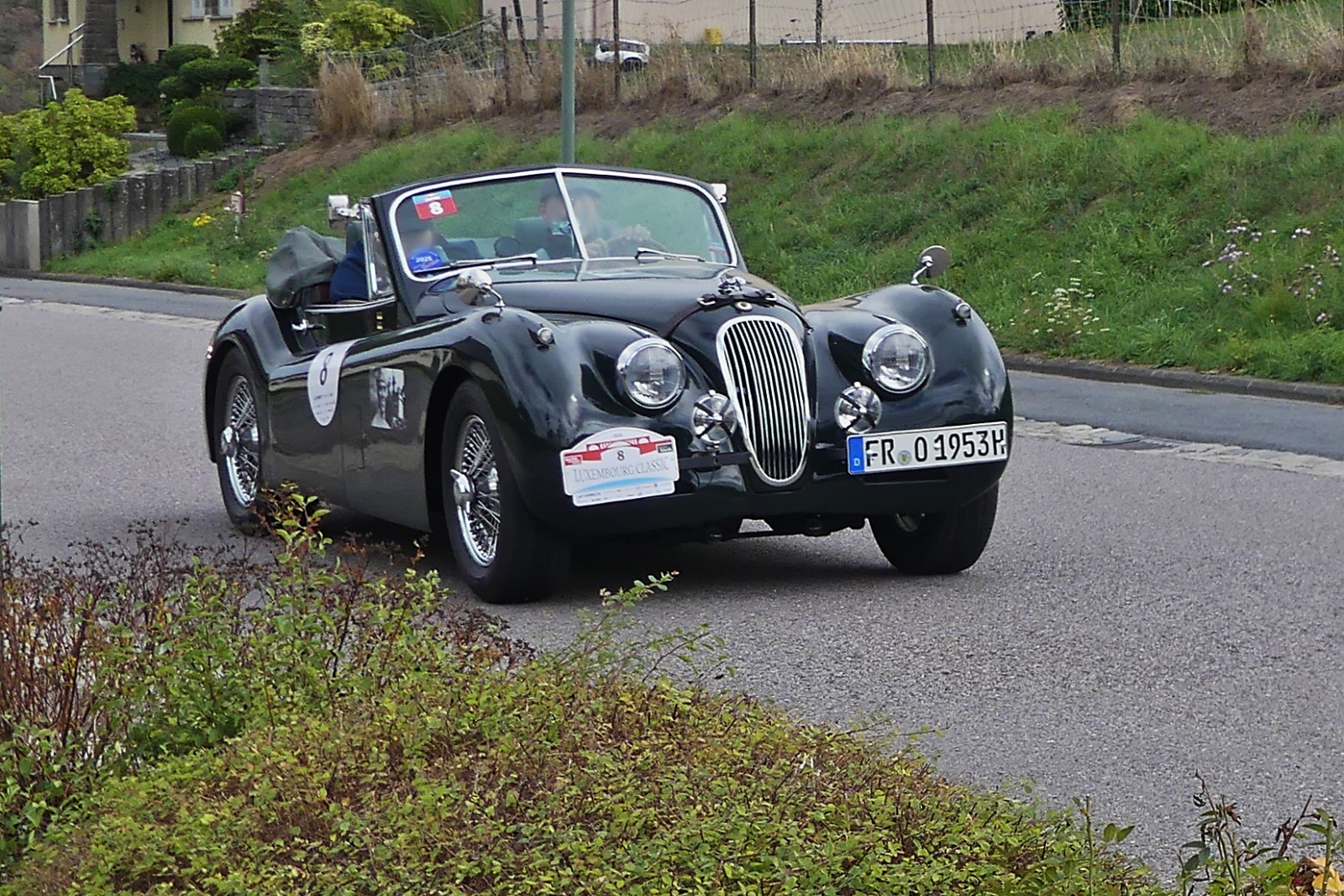 Jaguar XK 120 DCH, BJ 1953, nahm an der Luxemburg Classic Rallye teil. 11.09.2026