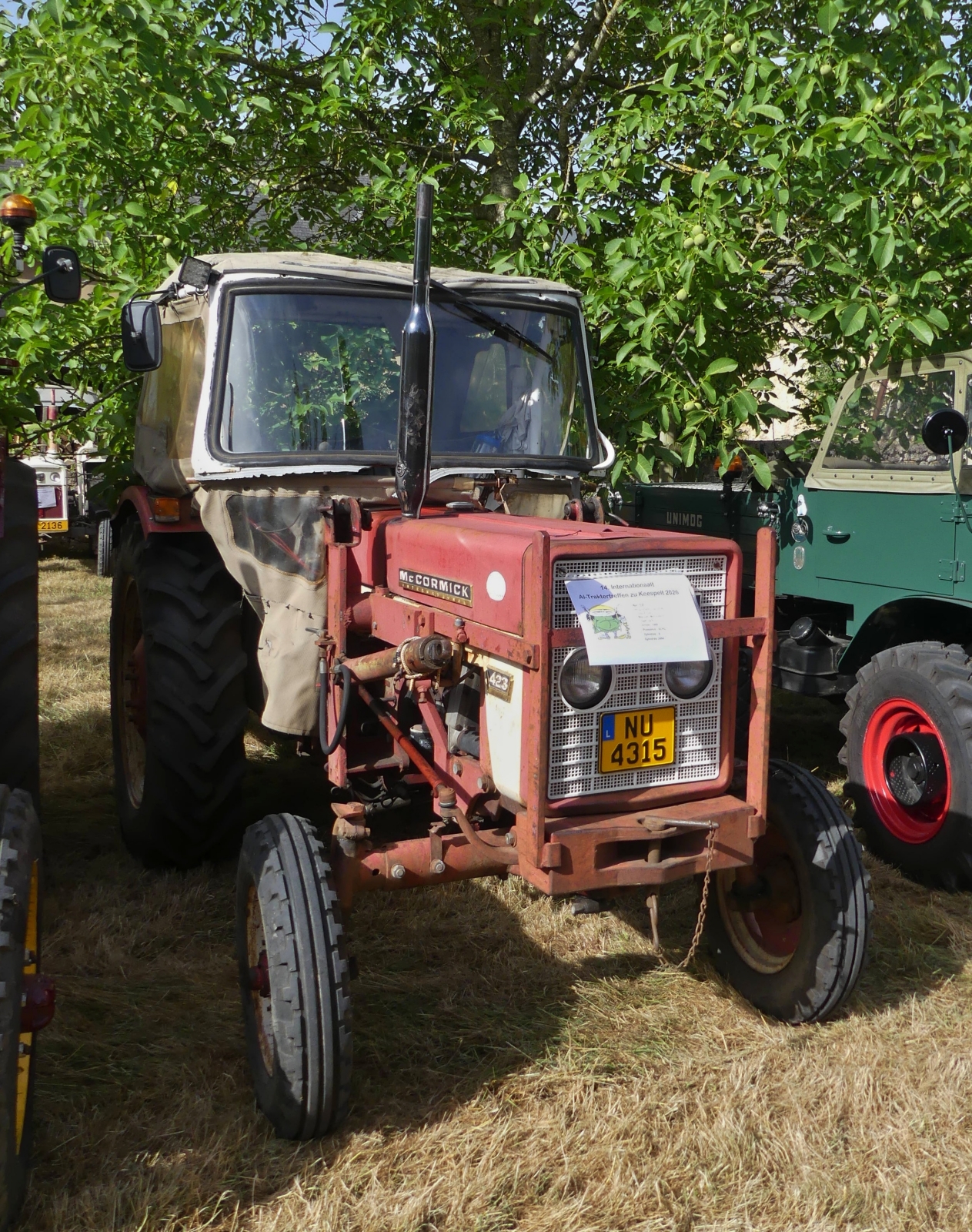 McCormick 423, BJ 1968, 42 PS, 3 Zyl. 2494 ccm. war beim Oldtimertreffen in Keispelt vor ort. 09.08.2026