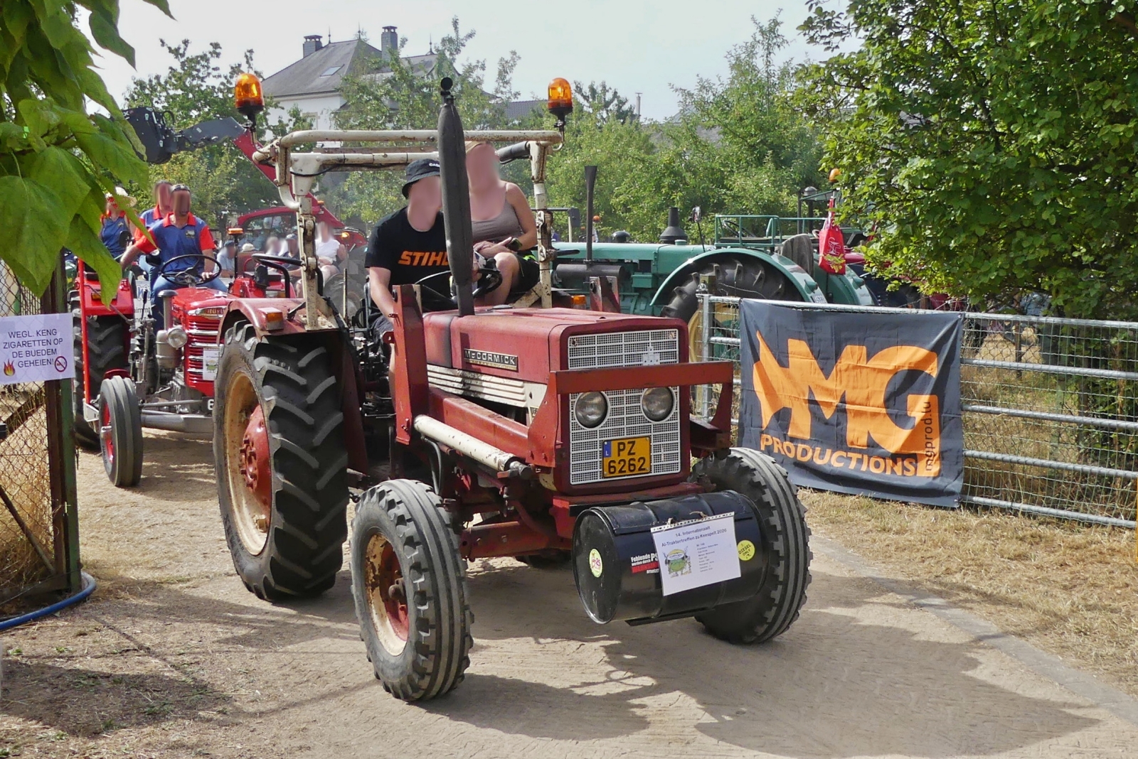 McCormick 423,BJ 1967, 42 PS, machte die Rundfahrt beim Traktorentreffen in Keispelt mit. 09.08.2026