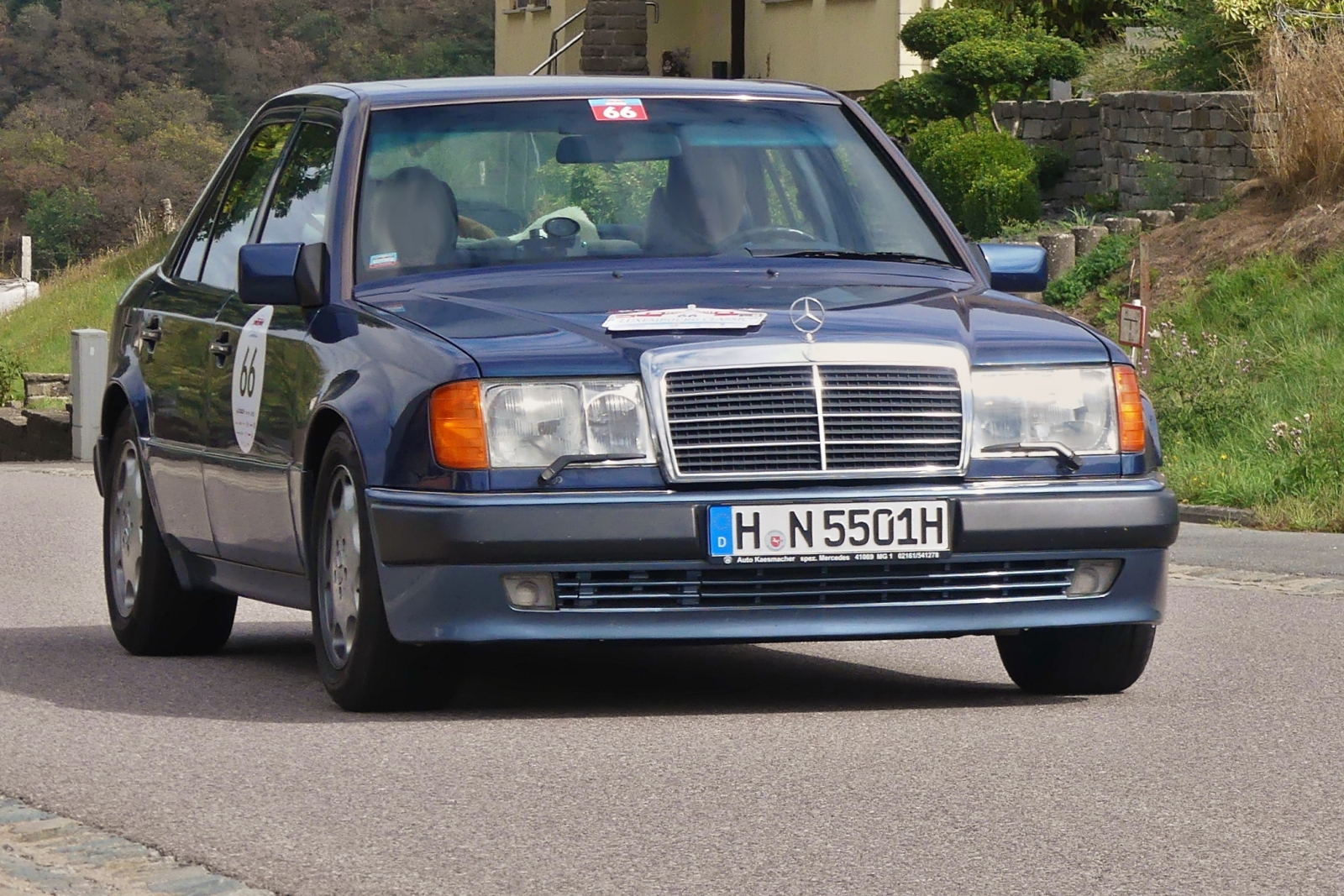Mercedes Benz 500 E, BJ 1991, aufgenommen bei der Luxemburg Classic Rallye. 11.09.2024 