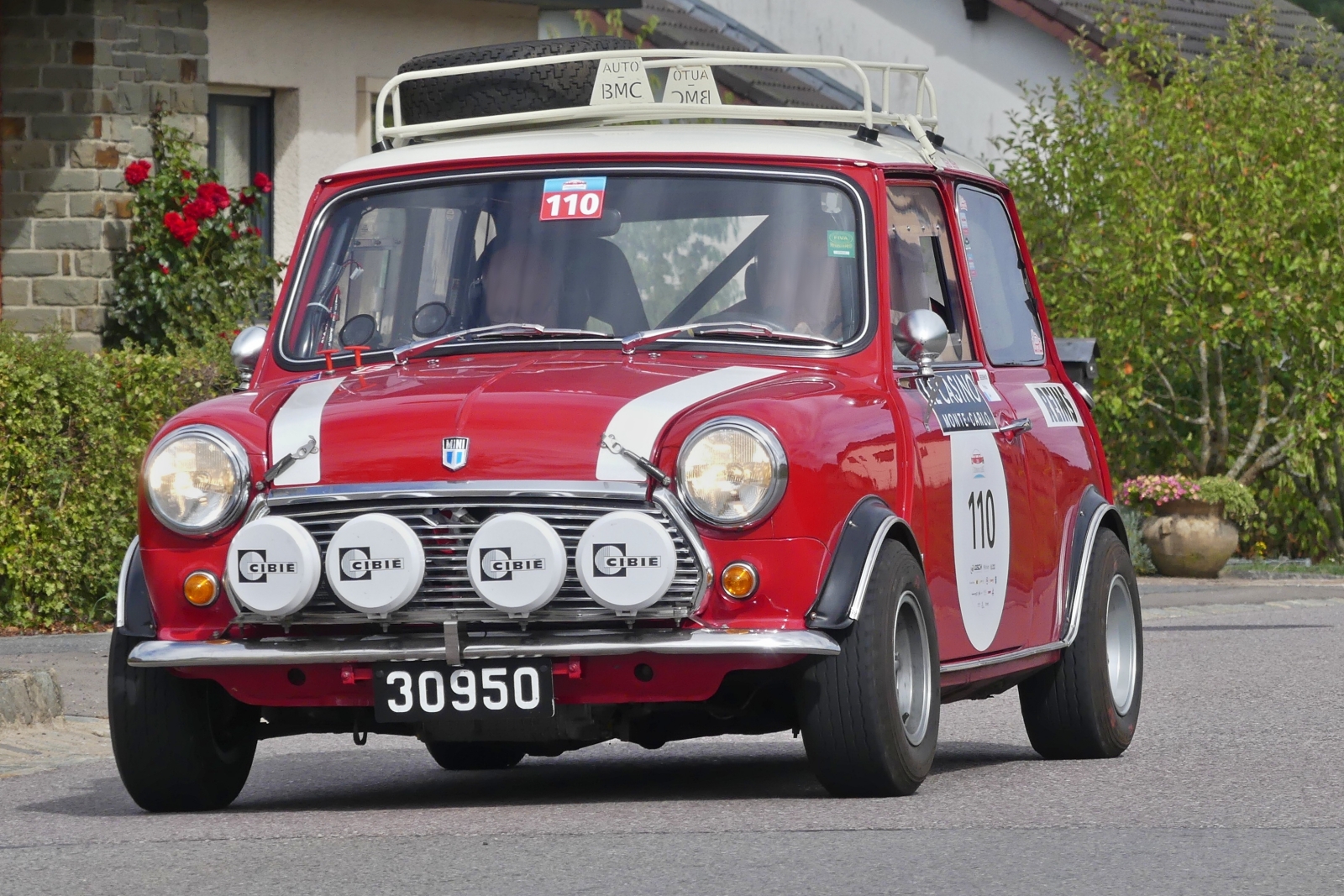 Morris Mini MK 3 Cooper S, BJ 1970, war bei der Luxemburg Classic Rallye mit dabei.  11.09.2026
