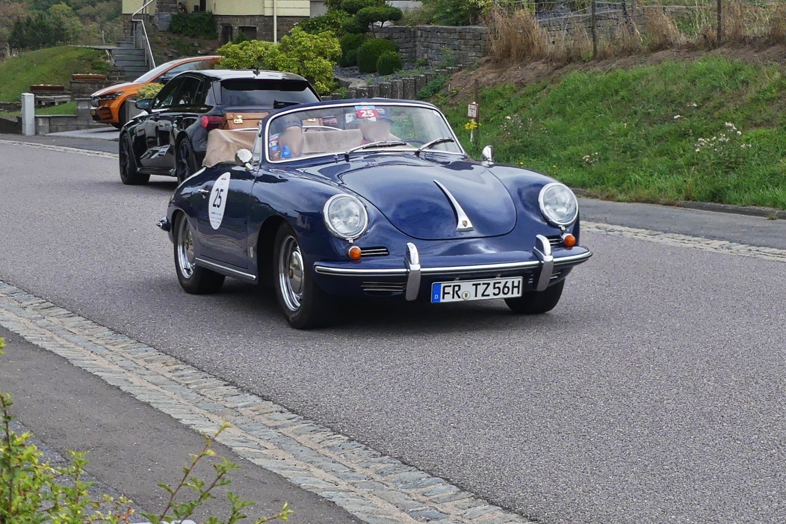 Porsche 356, 1600, Cabriolet, BJ 1963, gesehen bei der Luxemburg Classic Rallye. 11.09.2025