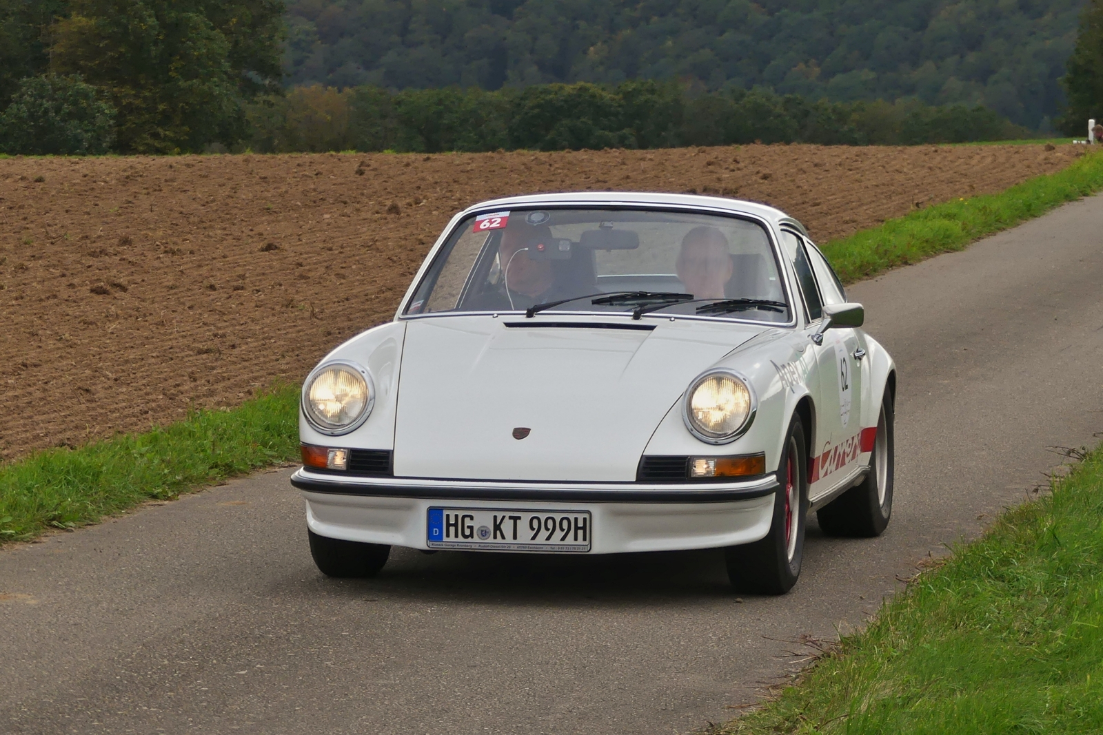 Porsche 911 Carrera RS, war bei der Luxemburg Classic Ralley mit dabei. 29.09.2023
