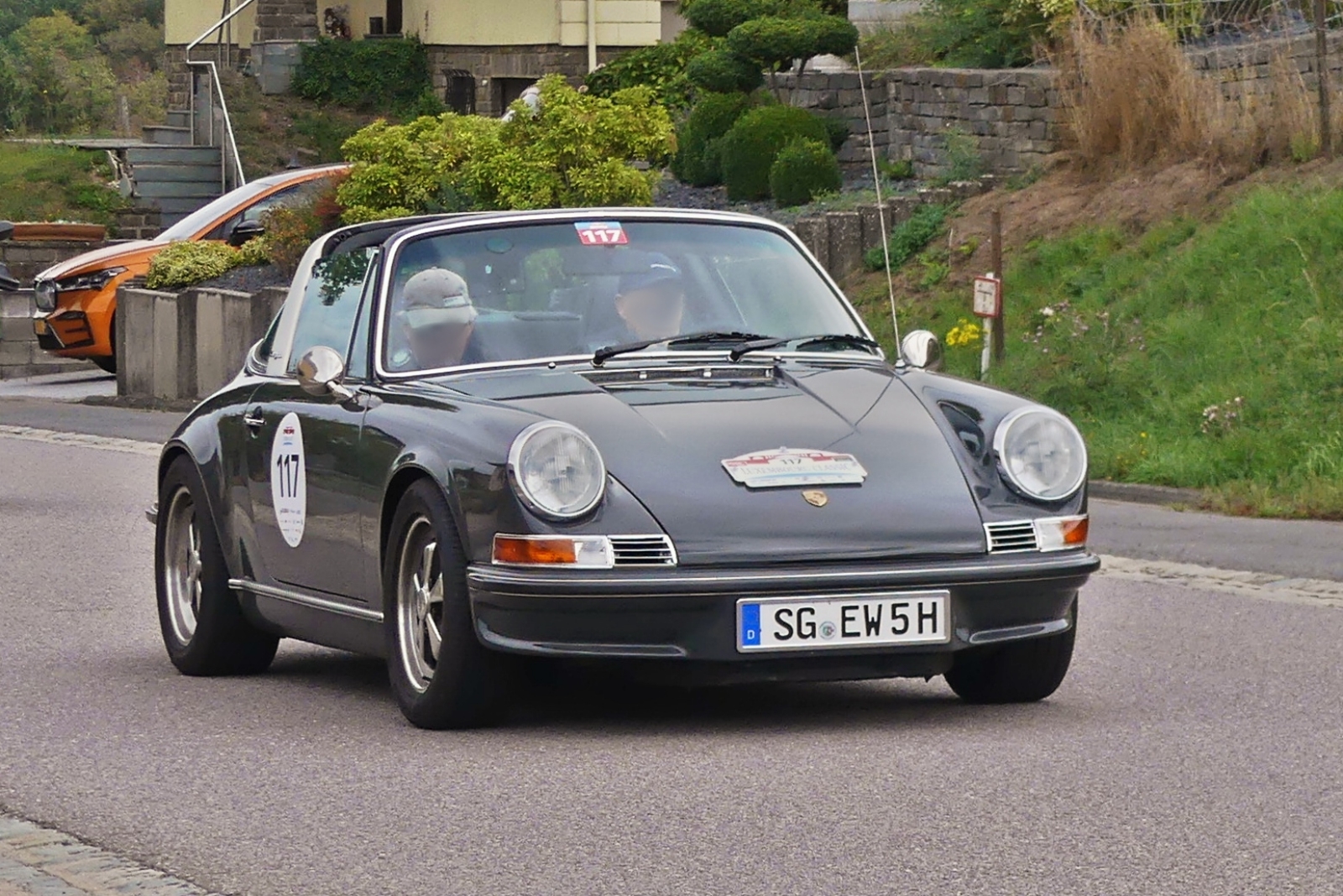 Porsche 964, BJ 1992, nahm an der Luxemburg Classic Rallye teil. 11.09.2026