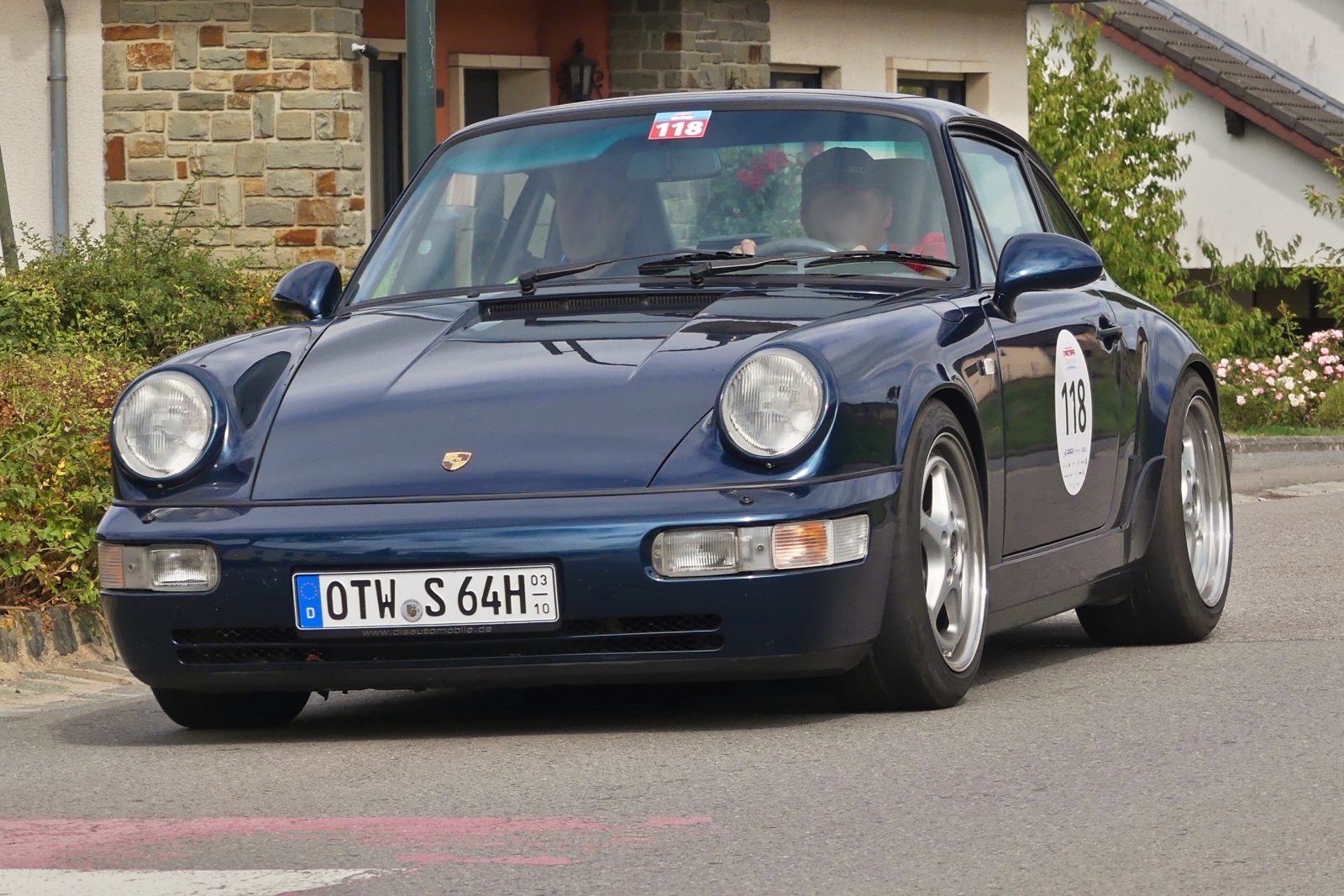 Porsche 964 Carrera2, BJ 1993, machte bei der Luxemburg Classic Rallye mit. 11.09.2026