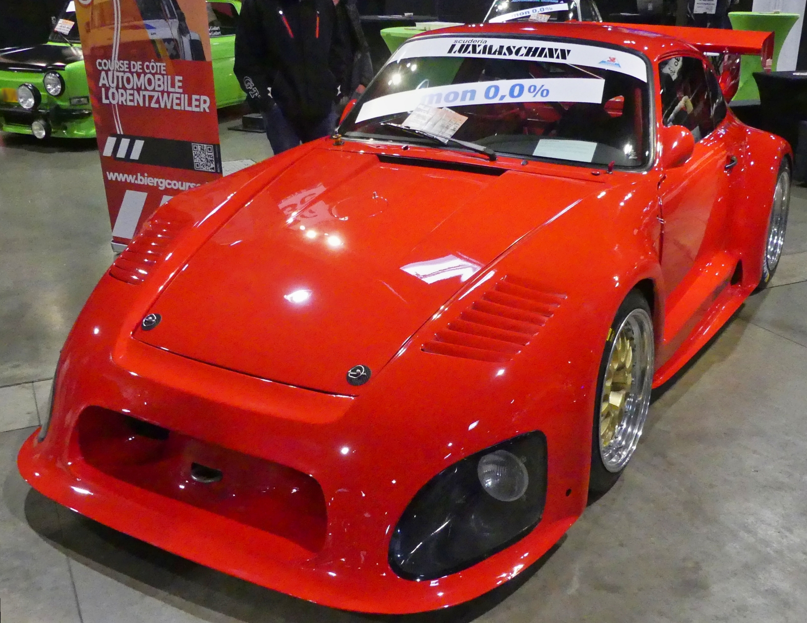 Porsche 964 RSR 3,8, 370PS, ausgestattet um an Bergrennen Teilzunehmen, gesehen beim Autojumble in Luxemburg. 03.2026