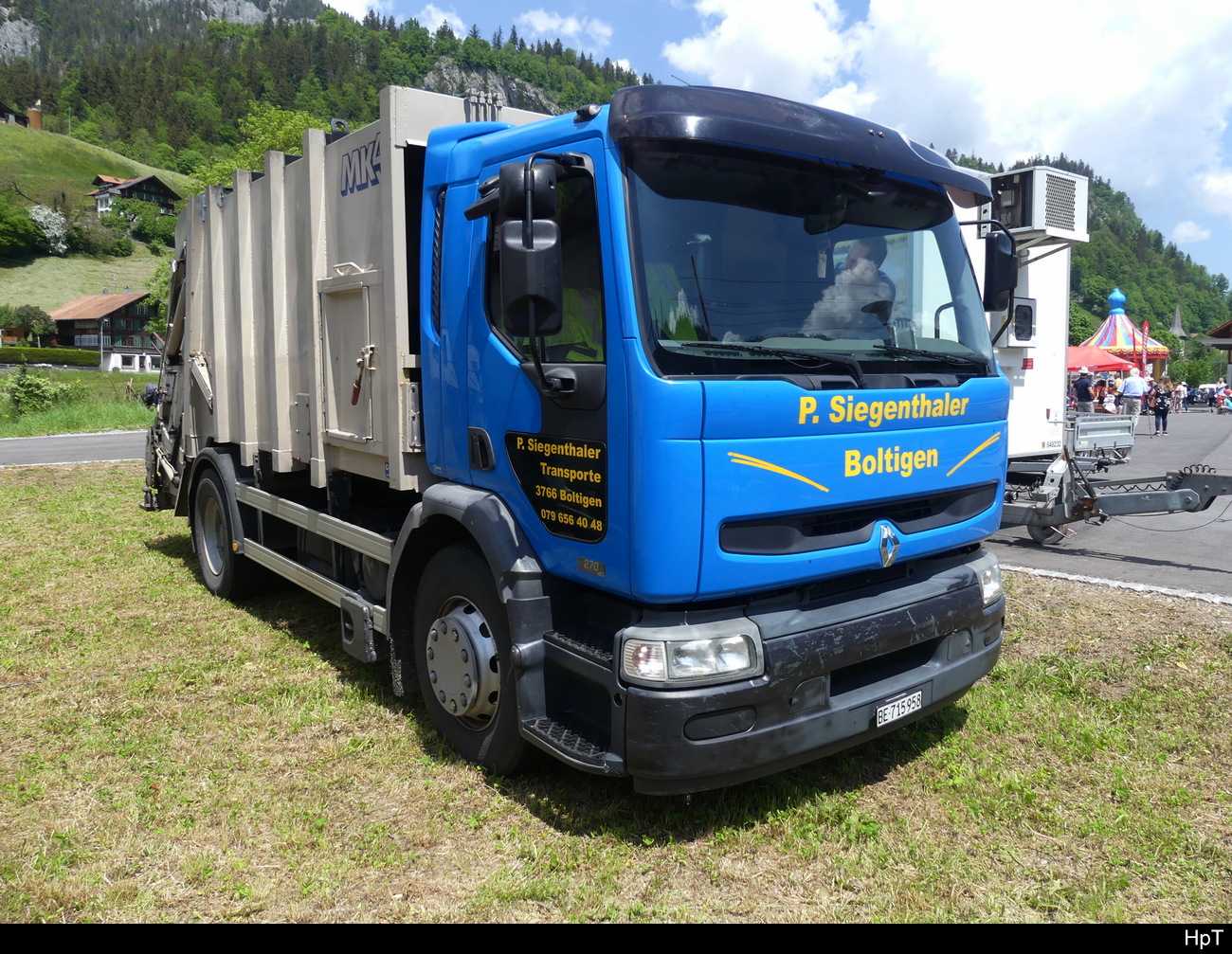 Renault Müllwagen in Boltigen am 27.05.2023