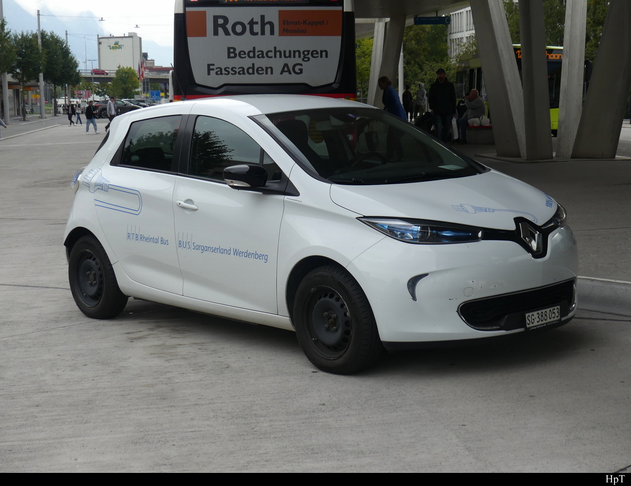 RTB Dienstwagen  - Renault Zoe in Buchs am 24.09.2022