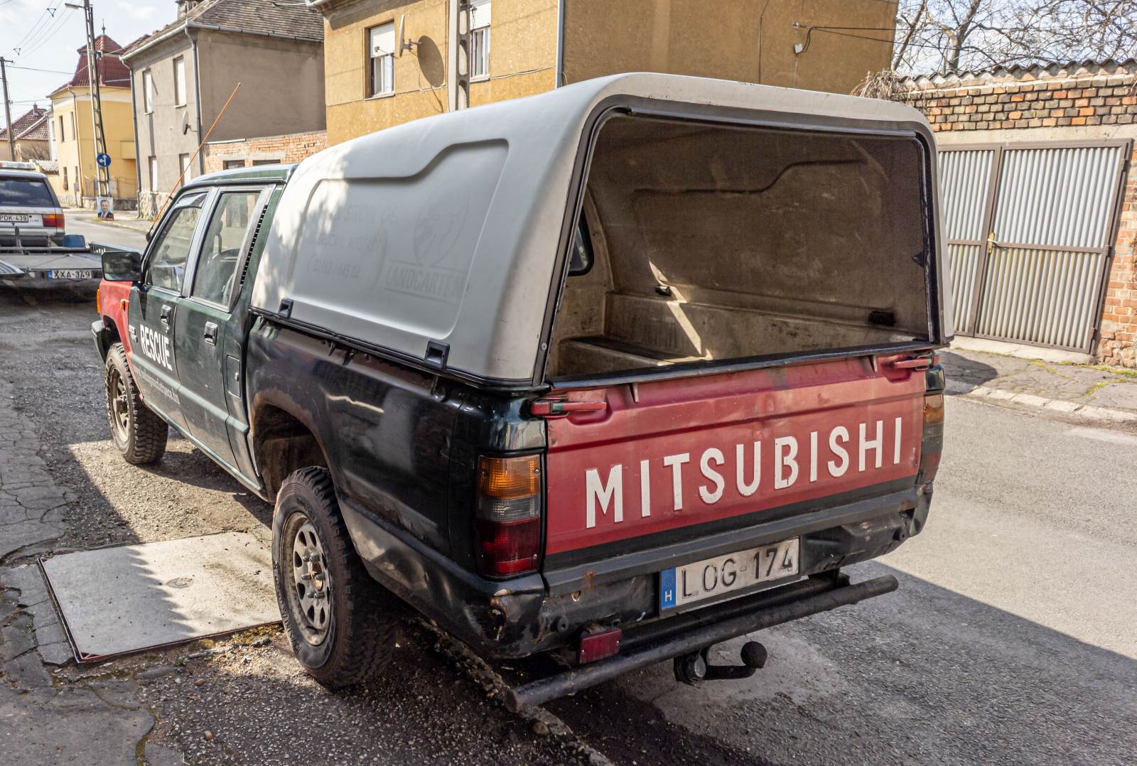 Rückansicht: Mitsubishi L200. Foto: 04.2022.