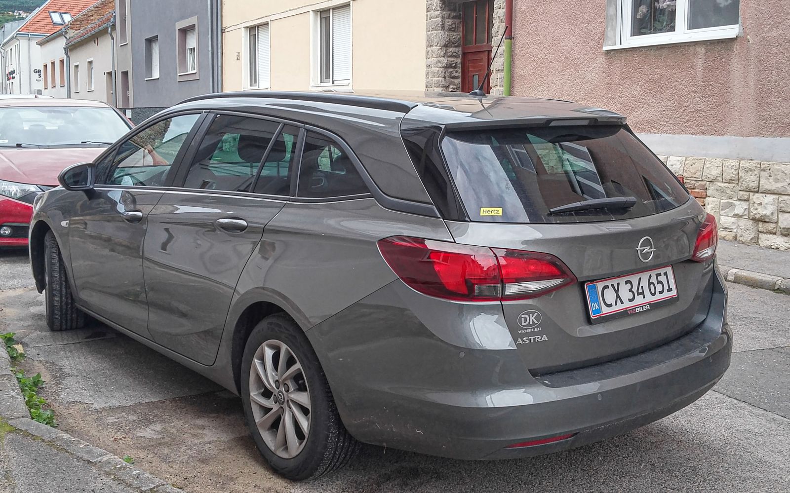 Rückansicht: Opel Astra K Sports Tourer. Foto: Mai, 2021.