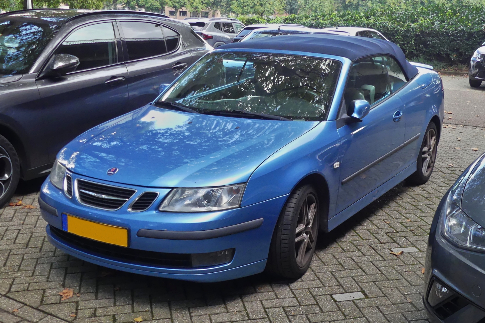 Saab 9-3 Cabrio, im Bild festgehalten. 09.2026 