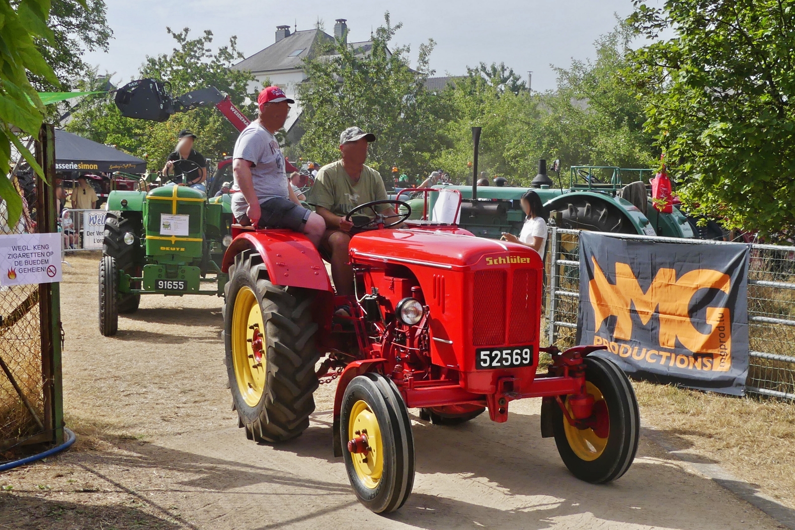 Schl�ter AS 261, BJ 1959, 26 PS, war bei der Rundfahrt beim Traktorentreffen in Keispelt mit dabei. 09.08.2026