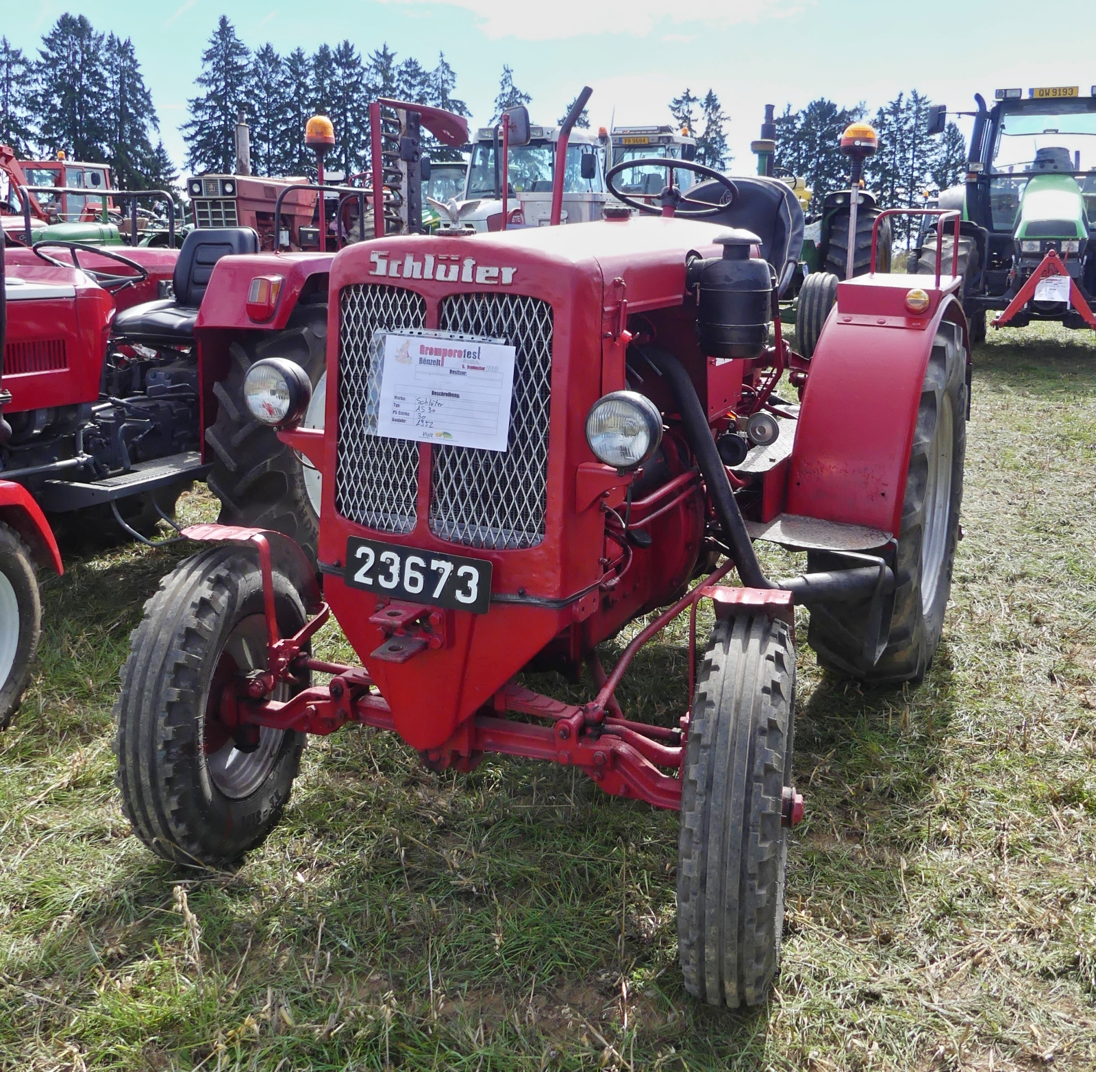 Schl�ter AS 30, BJ 1952, 30 PS, beim Gromprefest in Binsfeld fotografiert. 09.2026