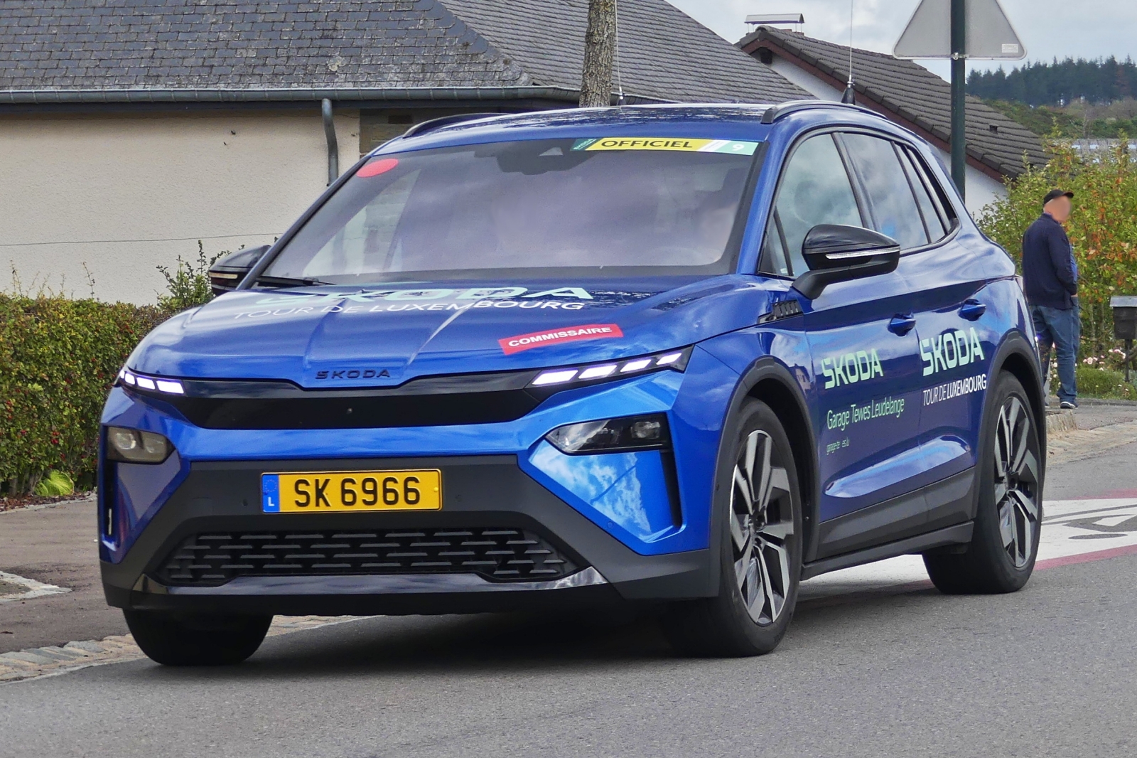 Skoda Enyaq Sportline, der Rennkommissare vom Skoda Tour de Luxembourg. 09.2026