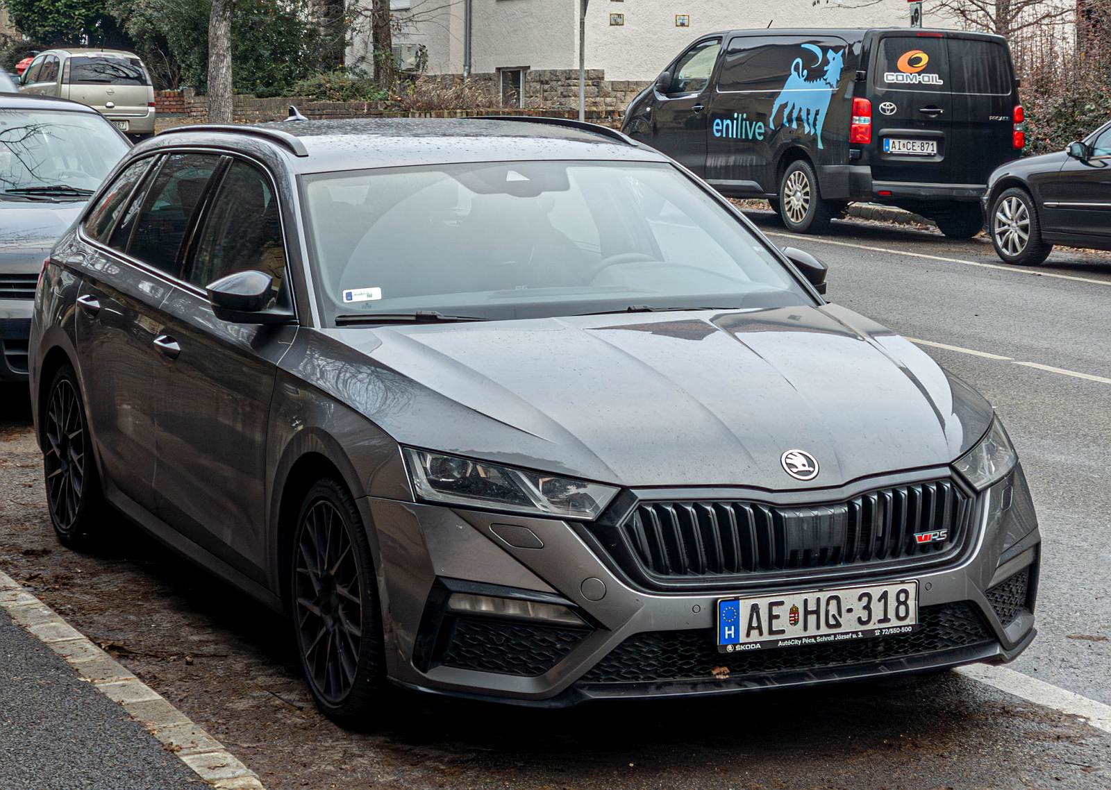Skoda Octavia Combi Mk4 RS, gesehen in Dezember, 2025.