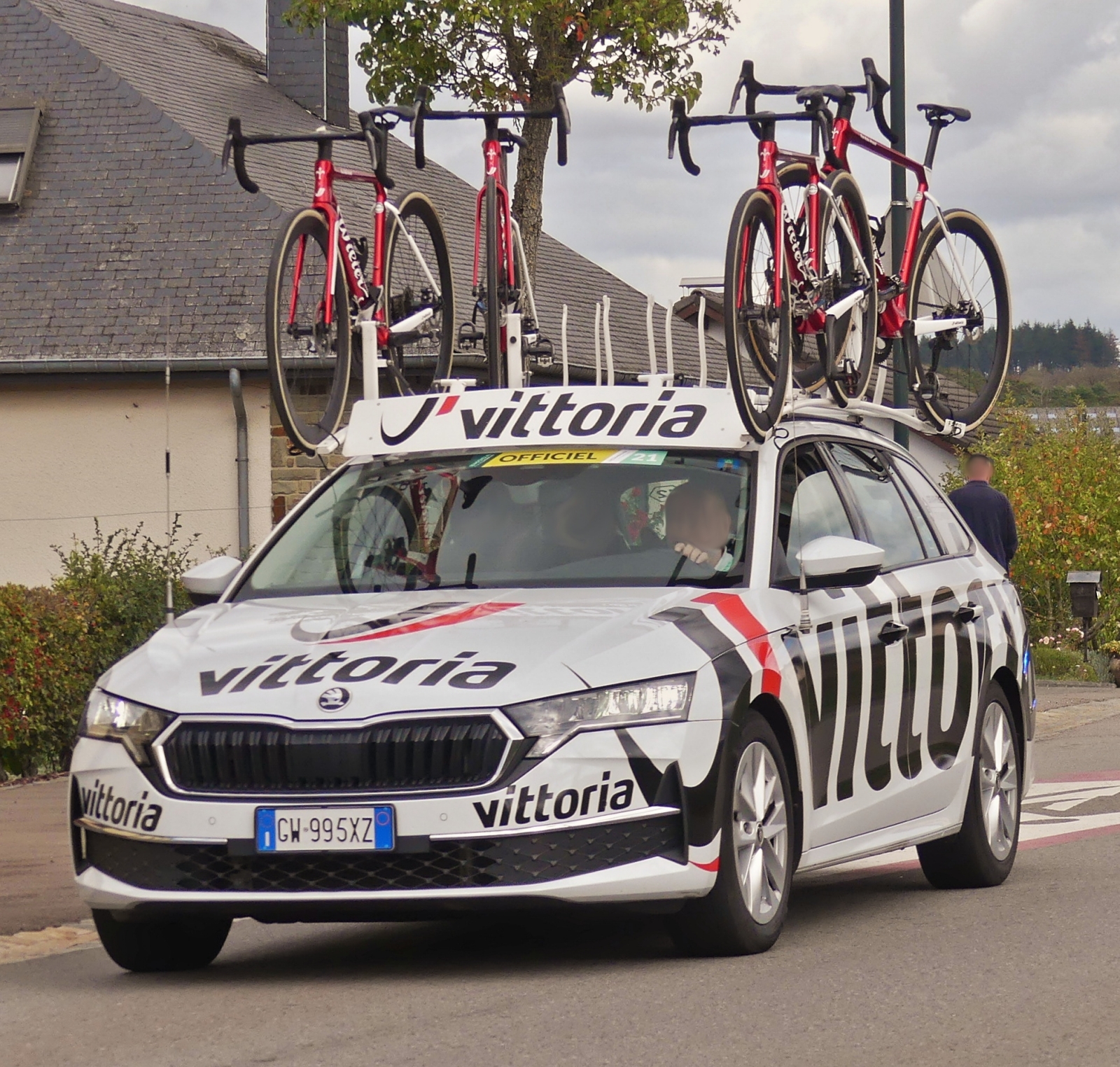 Skoda Octavia, vom Team Vittoria, war bei der Skoda Tour de Luxembourg mit dabei. 09.2026