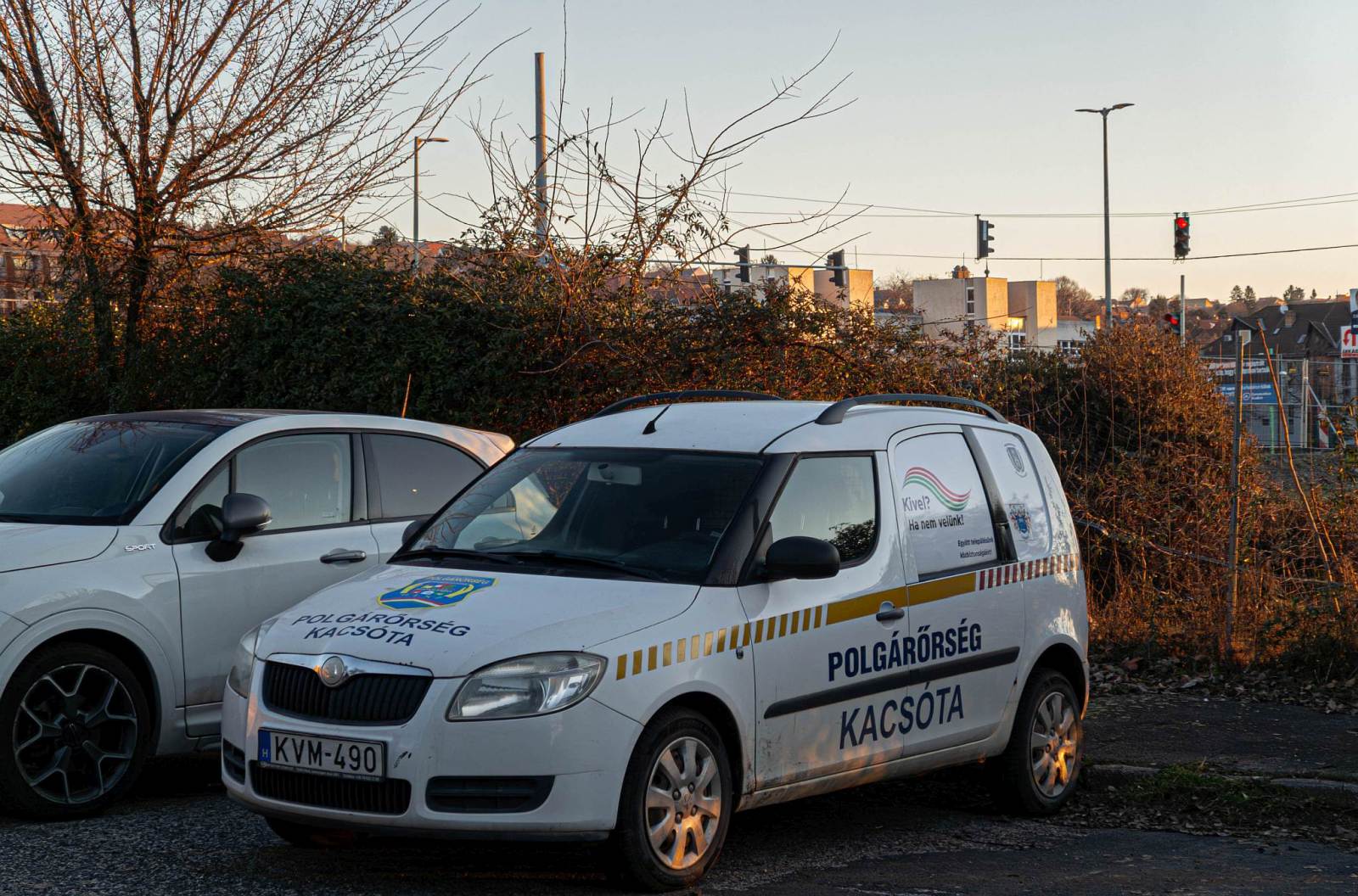Skoda Praktik auf dem Basis des Roomster. Fahrzeug einer Bürgerwehrverein. Foto: 02.2026.
