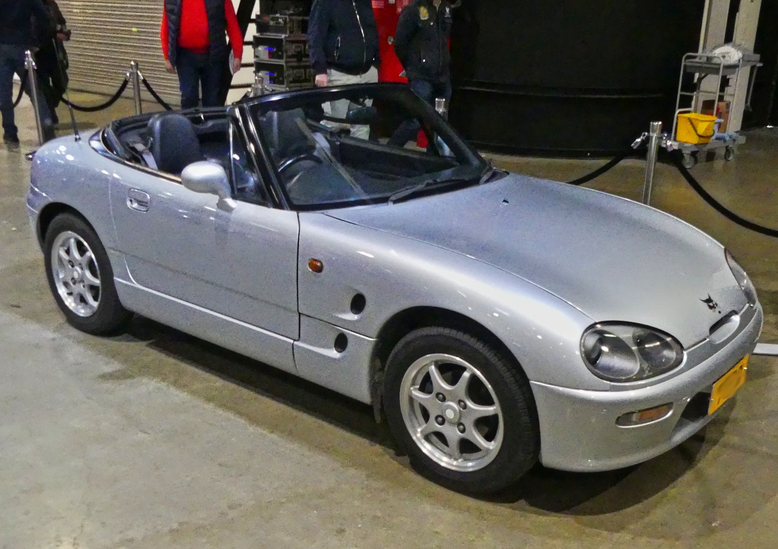 Suzuki Cappuccino, BJ 1991, 657 ccm, 67 PS, 3Zyl Motor, stand beim Autojumble in Luxemburg. 03.2026