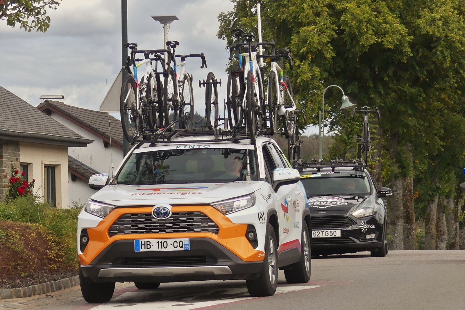 Toyota RAV-4, der Total Energie Mannschaft, aufgenommen bei der Skoda Tour de Luxembourg. 09.2026
