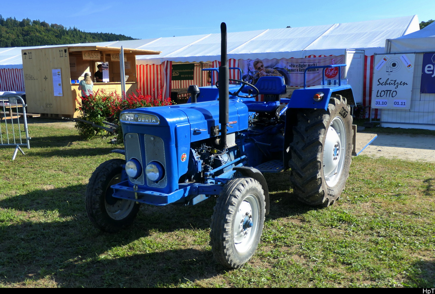 Traktorentreff Diessbach - Ein Fordson Super Dexta als Gast am Treff am 23.08.2026