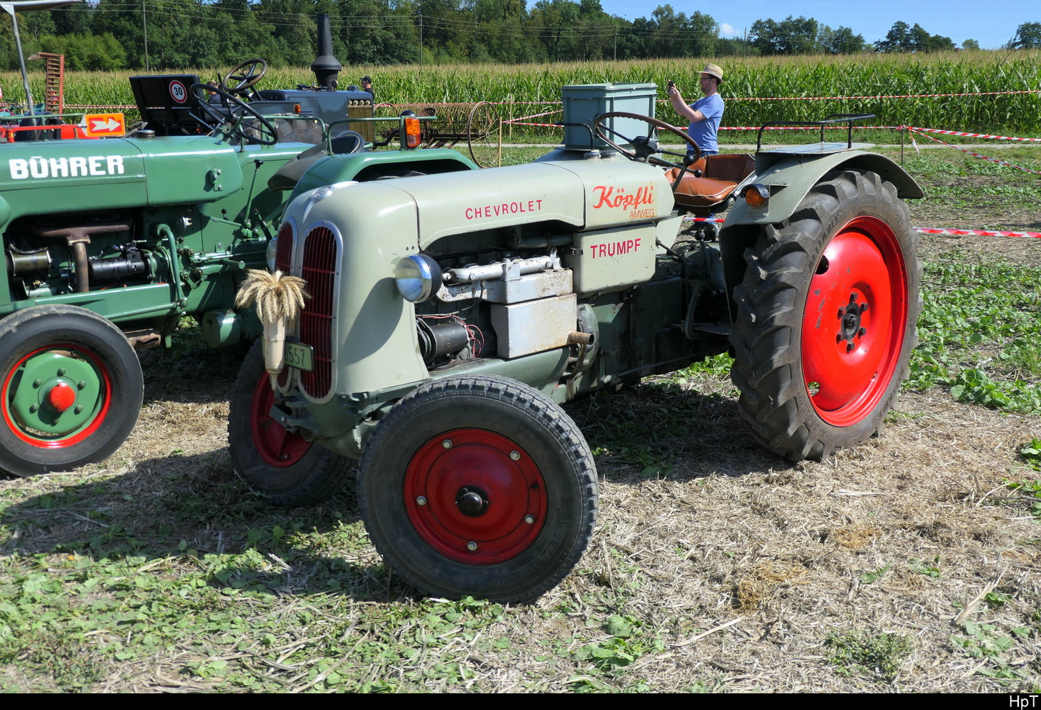Traktorentreff Diessbach - Ein K�pfli Trumpf Chevrolet als Gast am Treff am 23.08.2026