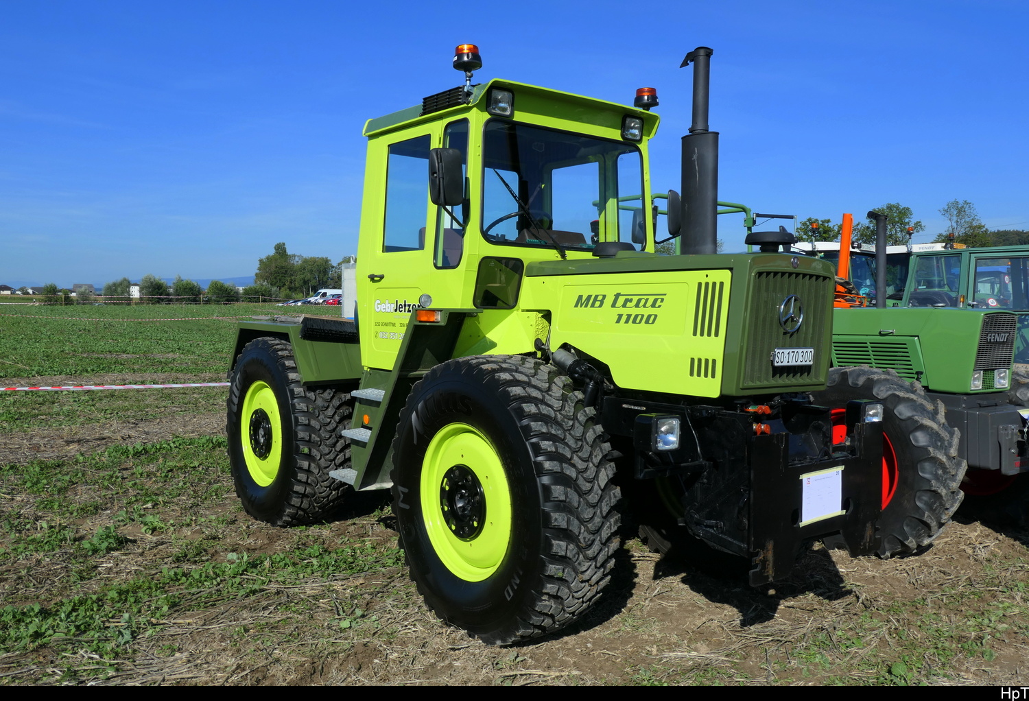 Traktorentreff Diessbach - Ein MB trac 1100 als Gast am Treff am 23.08.2026