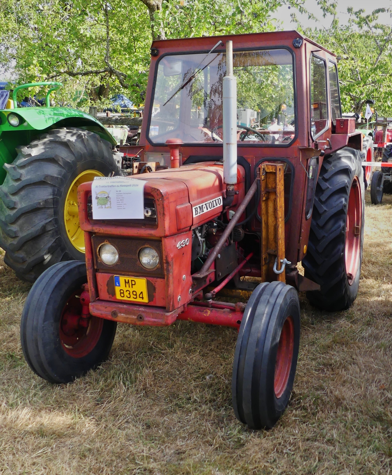Volvo BM 430, BJ 1971, 43 PS, 3 Zyl, war zum Traktorentreffen nach Keispelt gekommen. 09.08.2026