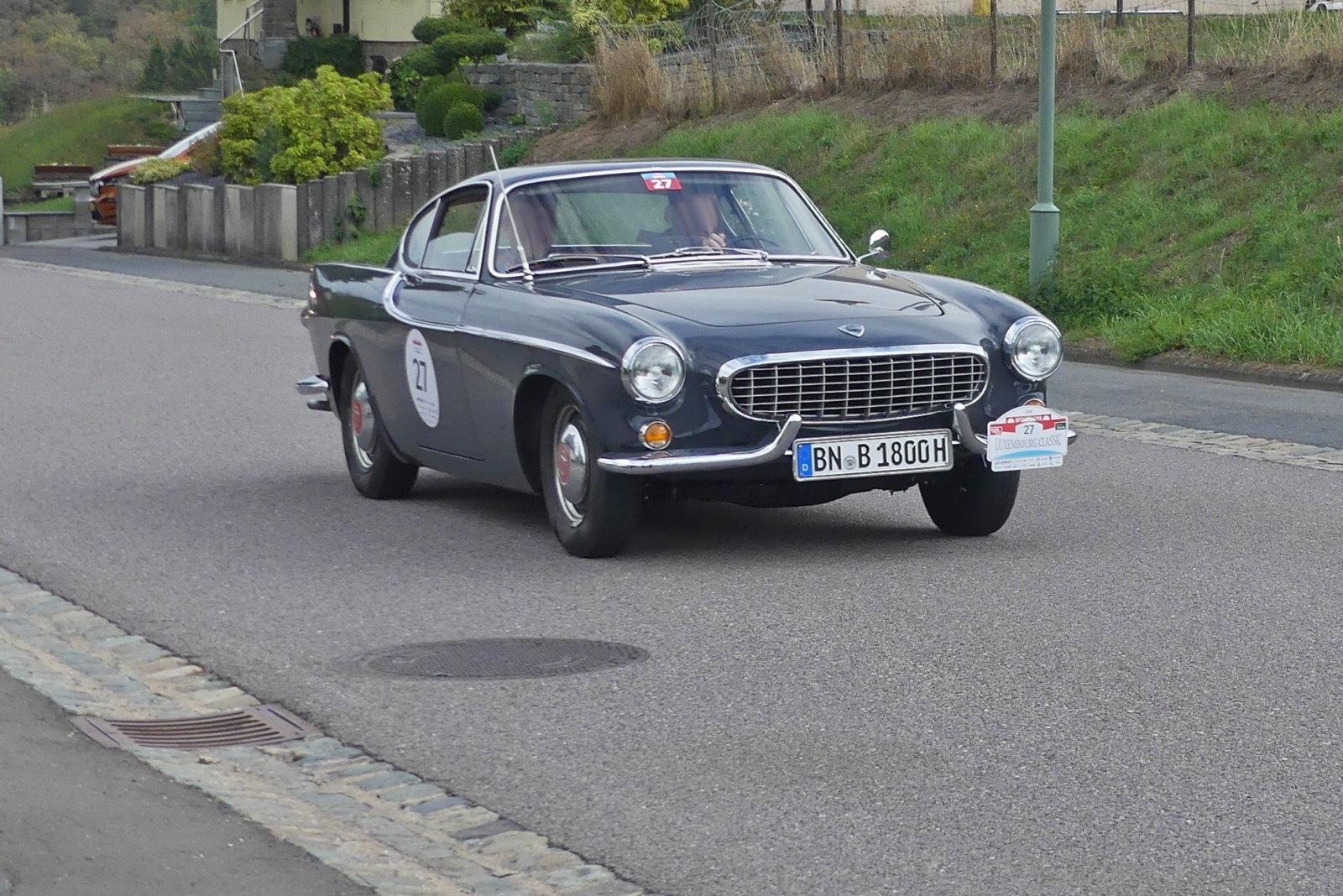 Volvo P1800S, BJ 1965, nahm an der Luxemburg Classic Rallye teil. 11.09.2026