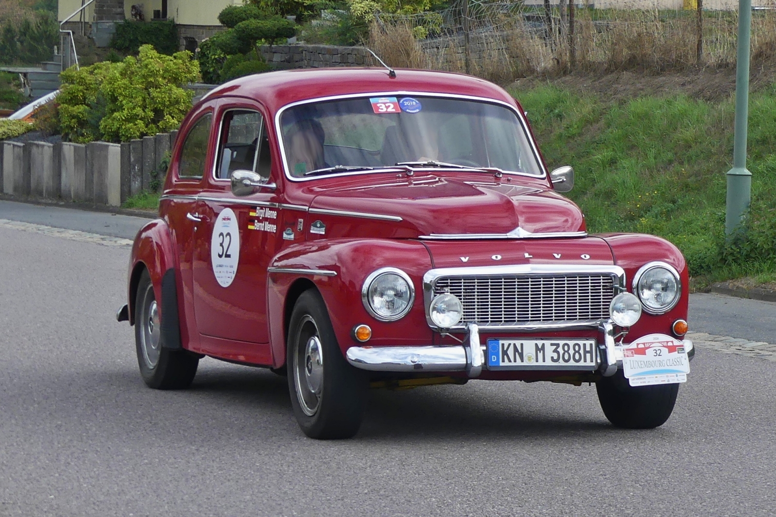 Volvo PV 544 Sport, BJ 1965, war bei der Luxemburg Classic Rallye aals Teilnehmer dabei. 11.09.2026