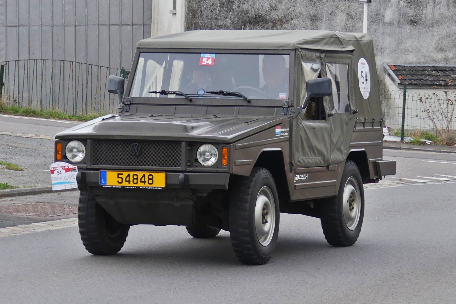 VW Iltis, BJ 1979, nahm an der Luxemburg Classic Rallye teil. 11.09.2026