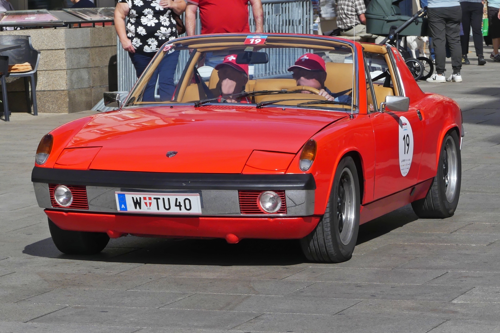 VW Porsche 914-6, BJ 1970, nahm an der Luxemburg Classic Rallye Teil. 12.09.2026 