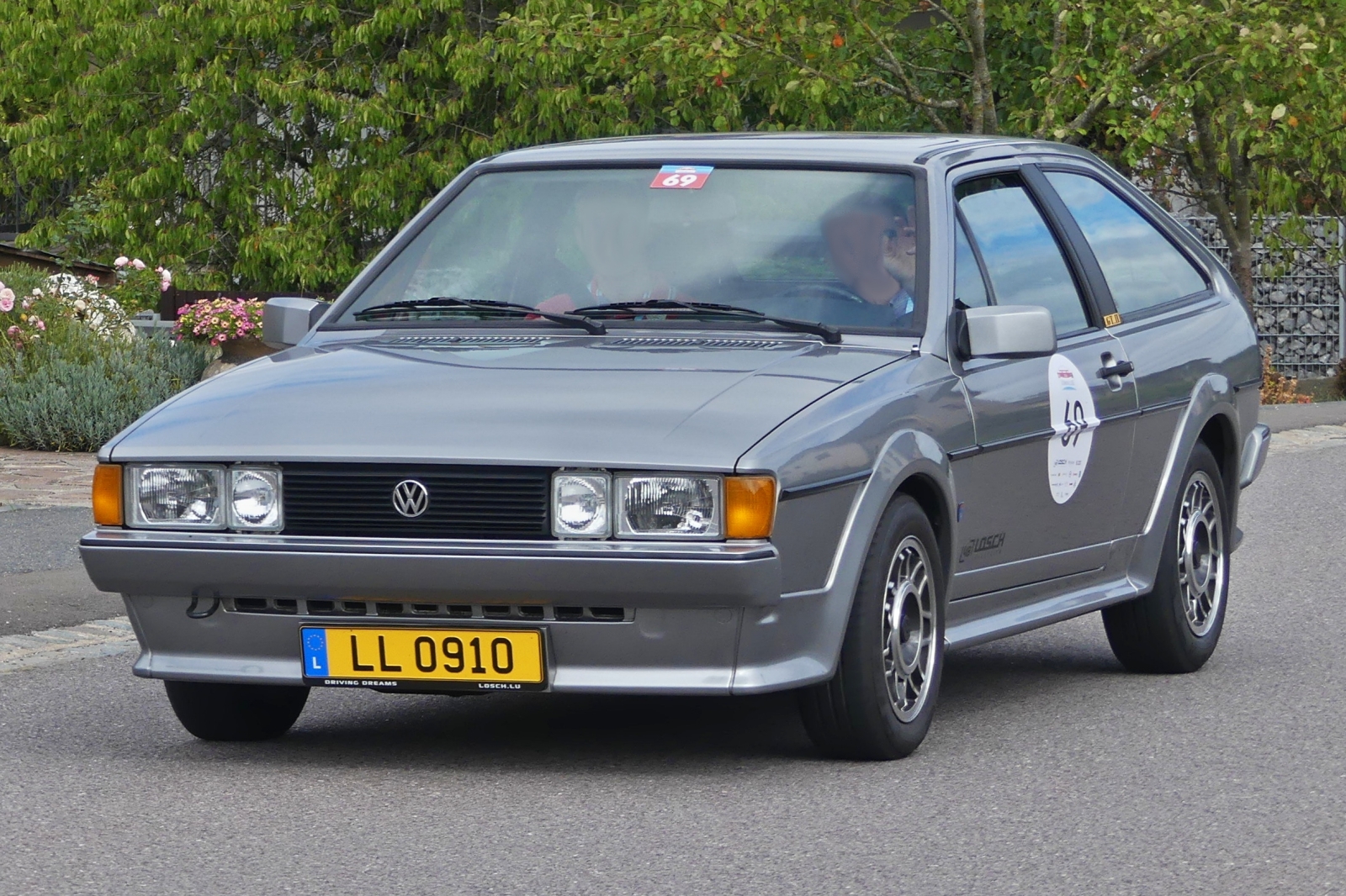 VW Scirocco, BJ 1991, war als Teilnehmer der Luxemburg Classic Rallye dabei. 11.09.2026