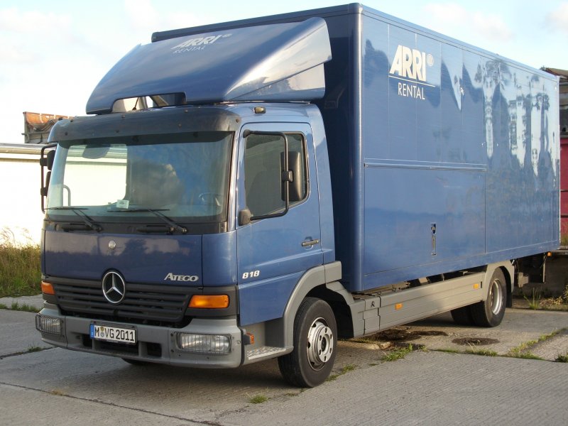 Am 20.Juli 2009 in Bergen/Rgen angetroffen diesen Mercedes-LKW.