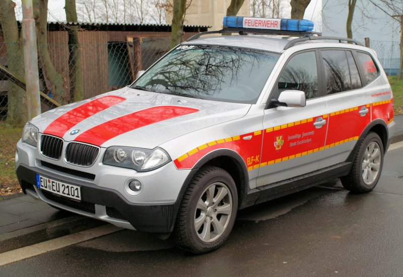 BMW X 3 als Einsatzleitfahrzeug der Feuerwehr Euskirchen 