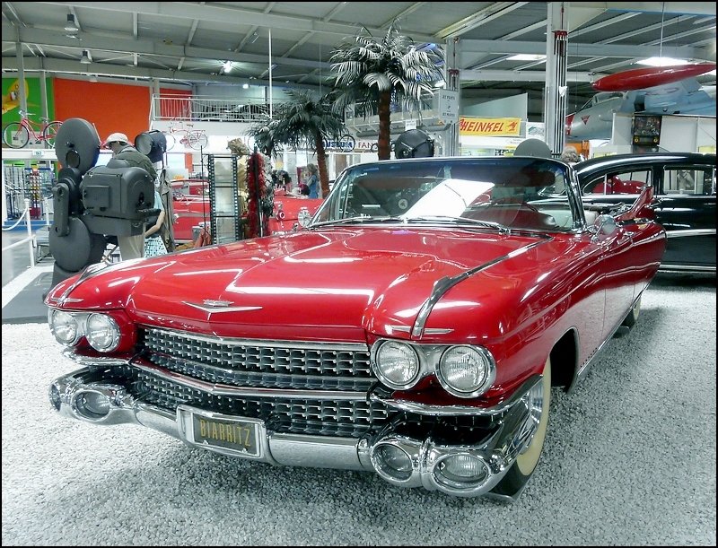 Cadillac Eldorado Biarritz, BJ 1959, 8 Zyl., 6390 ccm, 350 PS, fotografiert im Auto & Technik Musuem Sinsheim am 01.05.08.