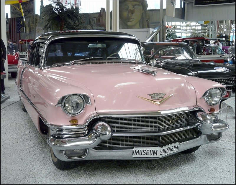 Cadillac Sedan, BJ 1956, V8, 5424 ccm, 240 PS, ausgestellt im Auto & Technik Museum in Sinsheim. 01.05.08