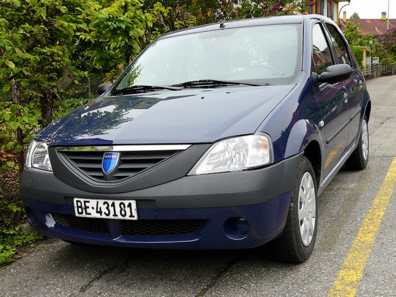 Dacia Logan 1.4 MPI  BE 43181 in Nidau am 05.05.2009