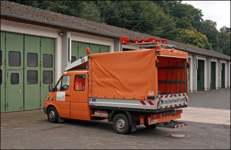 Der  Streckenwagen  Mercedes-Benz Sprinter der AM Ldenscheid. (15.09.2008)