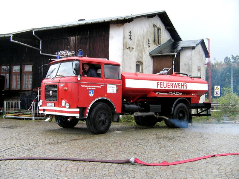 Die FFW Glauchau besitzt noch einen LIAZ 706, 09.09.07