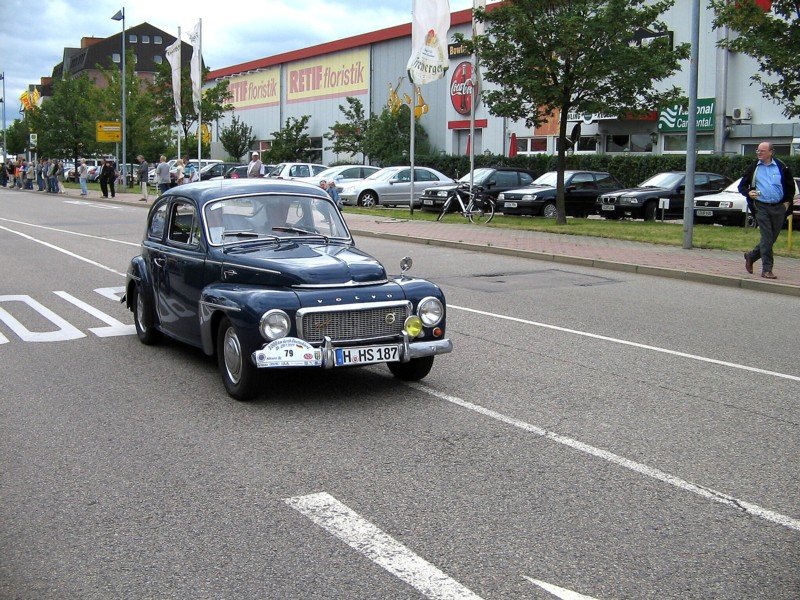 Dieser Volvo P 544 war am 24.07.07 bei der 2000km durch Deutschland dabei, Chemnitz 24.07.07