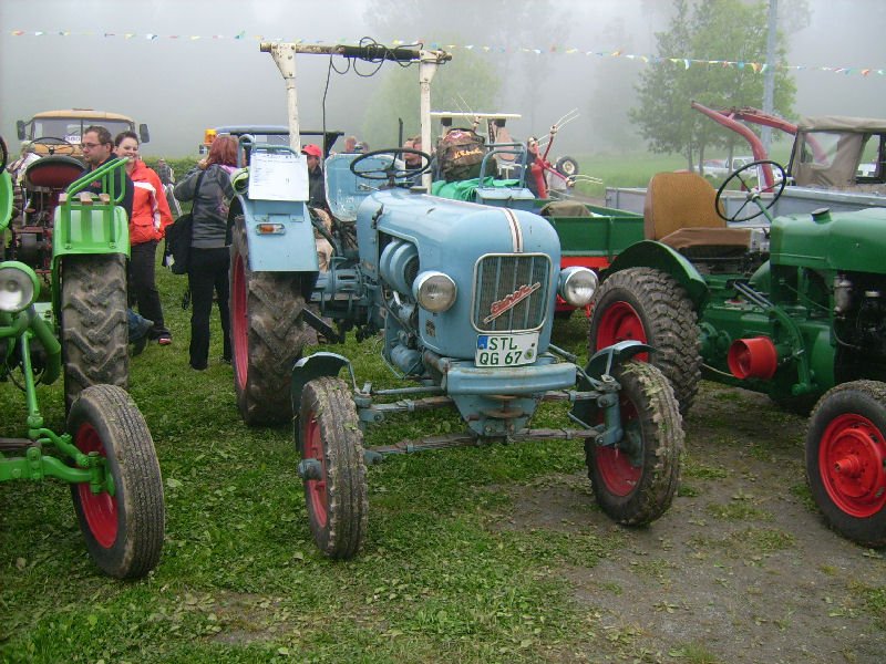 Eicher Traktor beim Oldtimertreffen des ADMV Grnhain