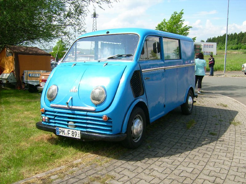 Ein alter DKW transporter war ebenfalls zu sehen in Auerbach Rebesgrn