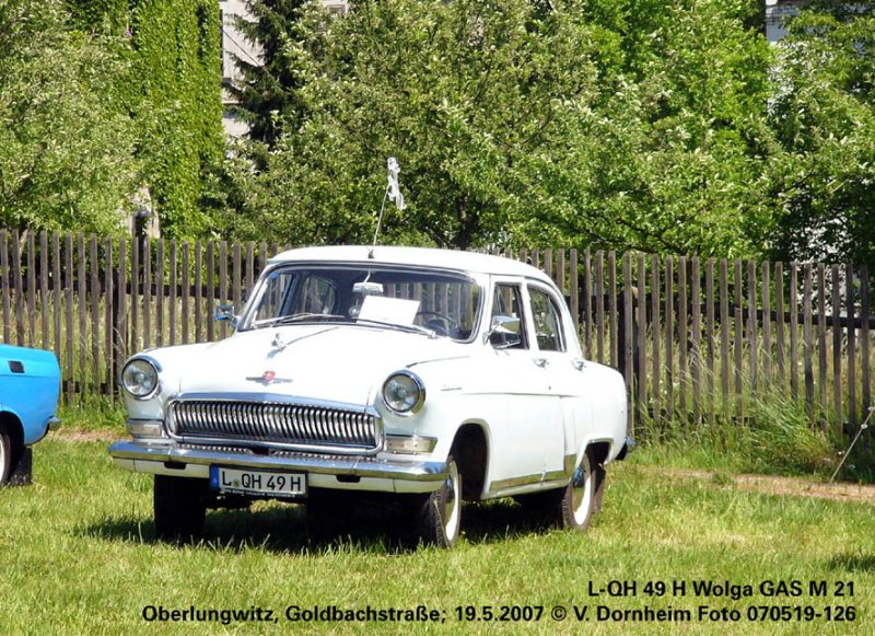ein Exponat beim 2. Russentreffen (Traktoren) in Oberlungwitz