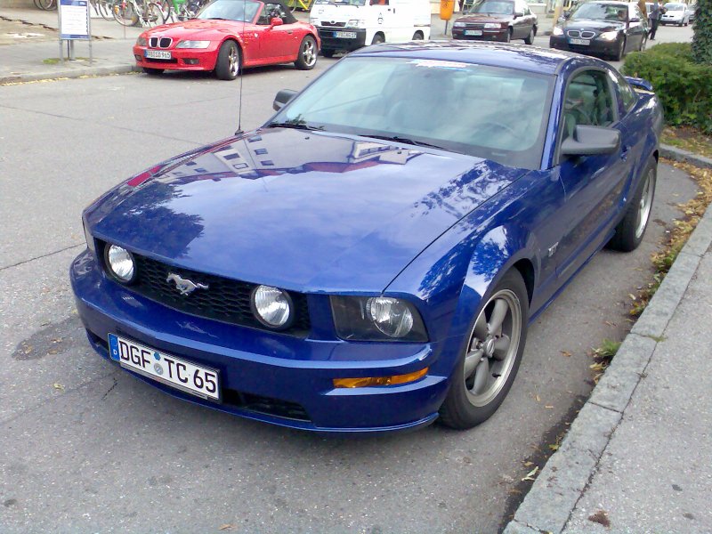 Ein Ford Mustang, in München.